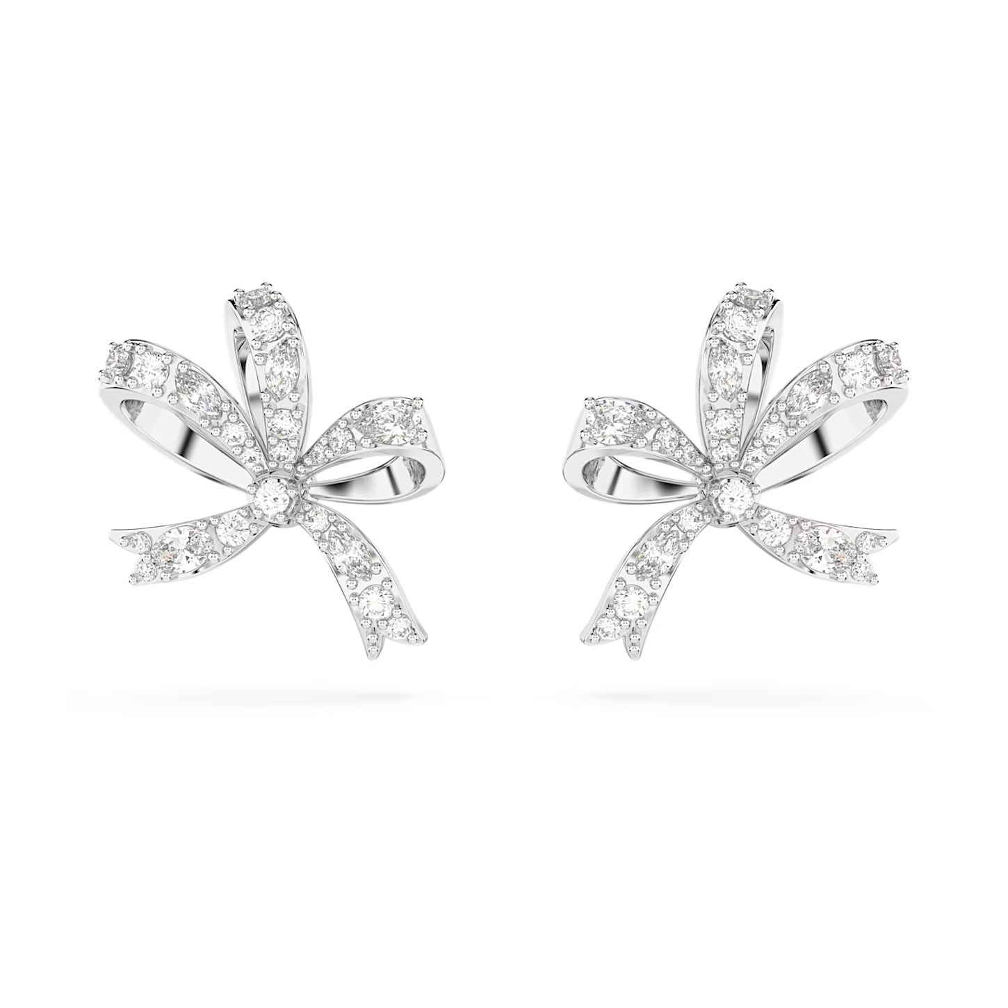 CLOUS D OREILLES SWAROVSKI VOLTA BLANC 