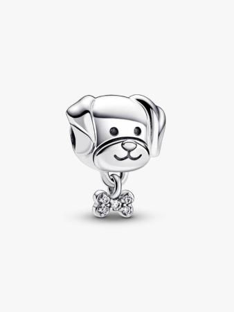 Charm Pandora chien et os 