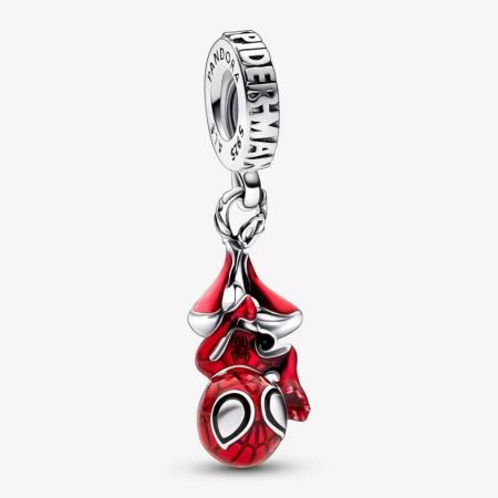 CHARM MARVEL PANDORA SPIDER-MAN EMAIL ROUGE 