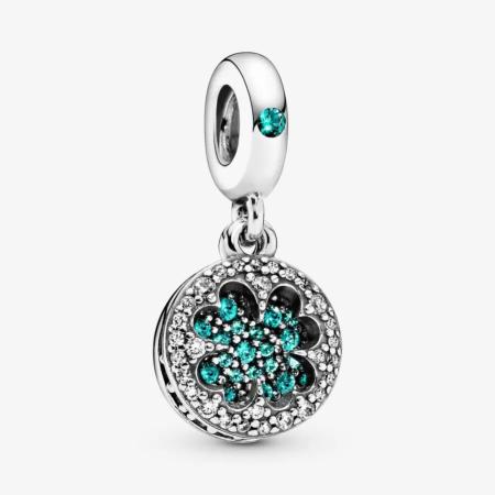 CHARM PANDORA TREFLE A 4 FEUILLES 