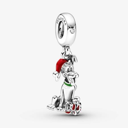 CHARM PANDORA DISNEY "PLUTO & CADEAU DE NOEL"