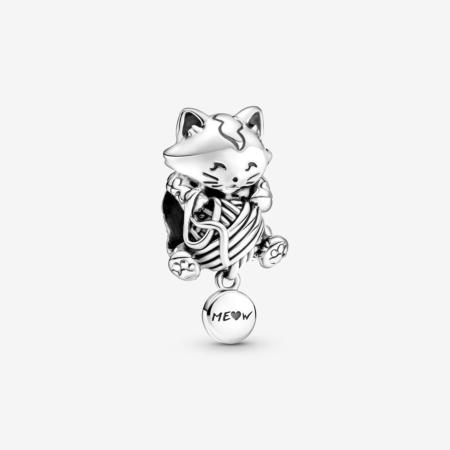 CHARM PANDORA CHATON & PELOTTE DE LAINE 