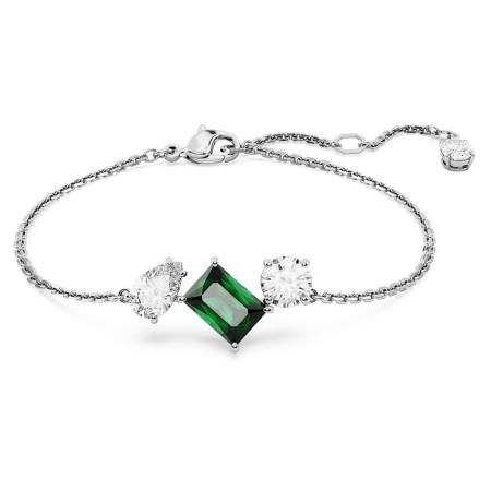 BRACELET SWAROVSKI MESMERA TAILLE VARIEE BLC/VERT