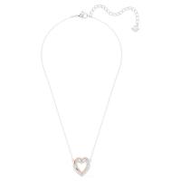 COLLIER SWAROVSKI DOUBLE COEUR  INFINITY