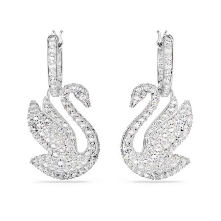 BOUCLES D OREILLES SWAROVSKI SWAN ICONIC 