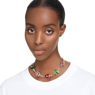 COLLIER SWAROVSKI CHROMA RAS DE COU 