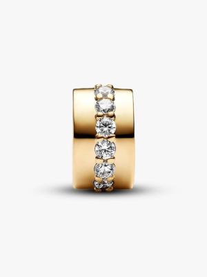 CHARM CLIP PANDORA RANGEE SCINTILLANTE DOREE