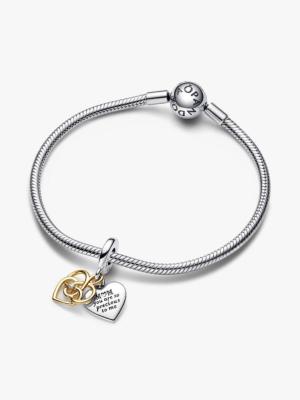 CHARM PANDORA DOUBLE MAMAN DIAMANT