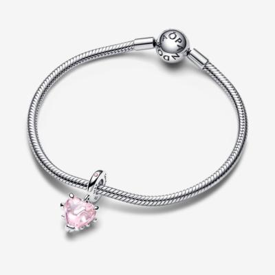 CHARM PANDORA ARBRE DE VIE MURANO ROSE 