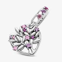 CHARM PANDORA ARBRE DE VIE ROSE 