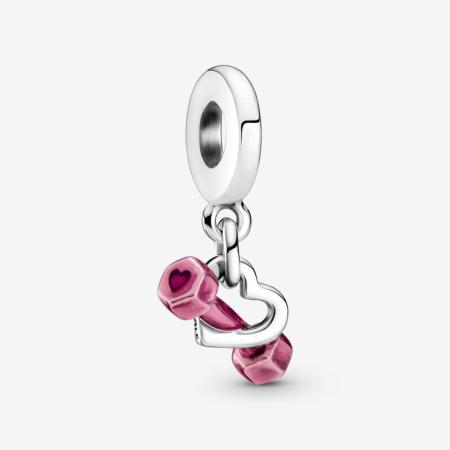 CHARM PANDORA HALTERE & COEUR