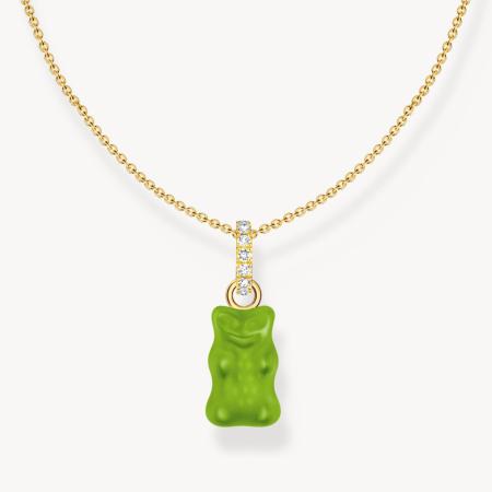 Collier Thomas Sabo Haribo ourson vert chaine dorée