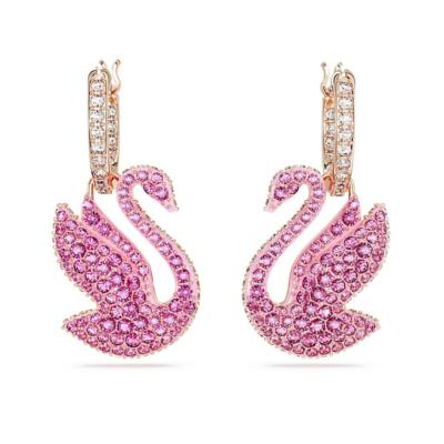 PENDANT D OREILLE SWAROVSKI ICONIC SWAN 