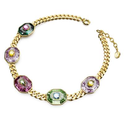 COLLIER SWAROVSKI CHROMA RAS DE COU 