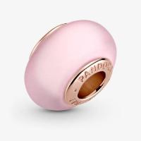 CHARM PANDORA VERRE DE MURANO ROSE MAT