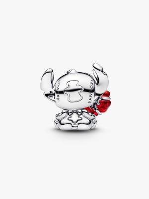 CHARM PANDORA DISNEY STICH ET ROSE 
