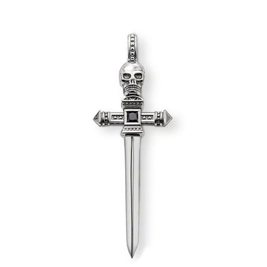 PENDENTIF THOMAS SABO DAGUE TÊTE DE MORT 