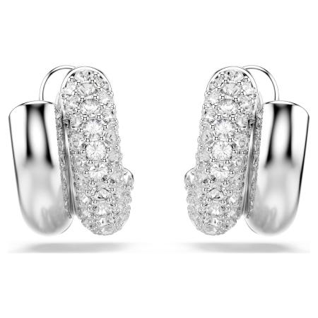 Boucles d'oreilles swarovski Dextera métal rhodié blanc
