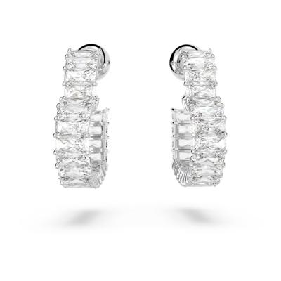 BOUCLES D OREILLES SWAROVSKI MATRIX COEUR 