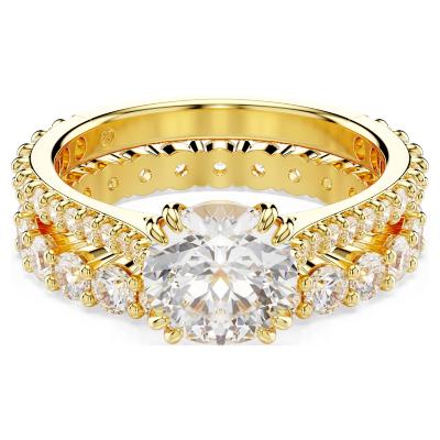 Bague Swarovki Stilla plaqué or 18 carats 