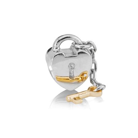 CHARM PANDORA "LA CLÉ DE MON CŒUR" 