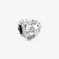 CHARM PANDORA COEUR MUM MARGUERITE 