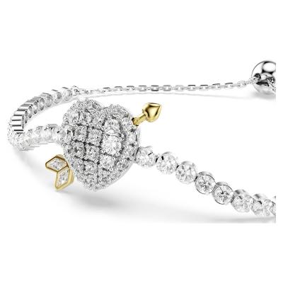 Bracelet Idyllia cœur pavé