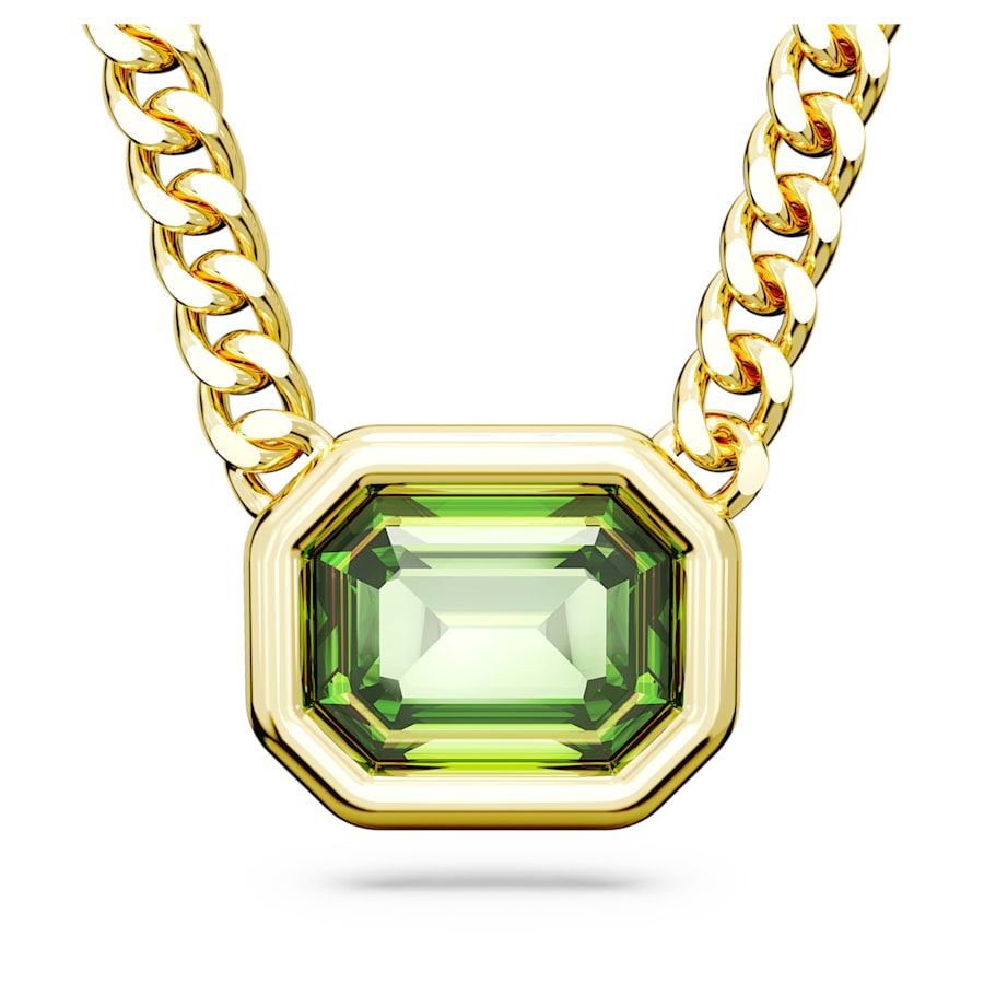 Collier Swarovski Millenia doré/vert 