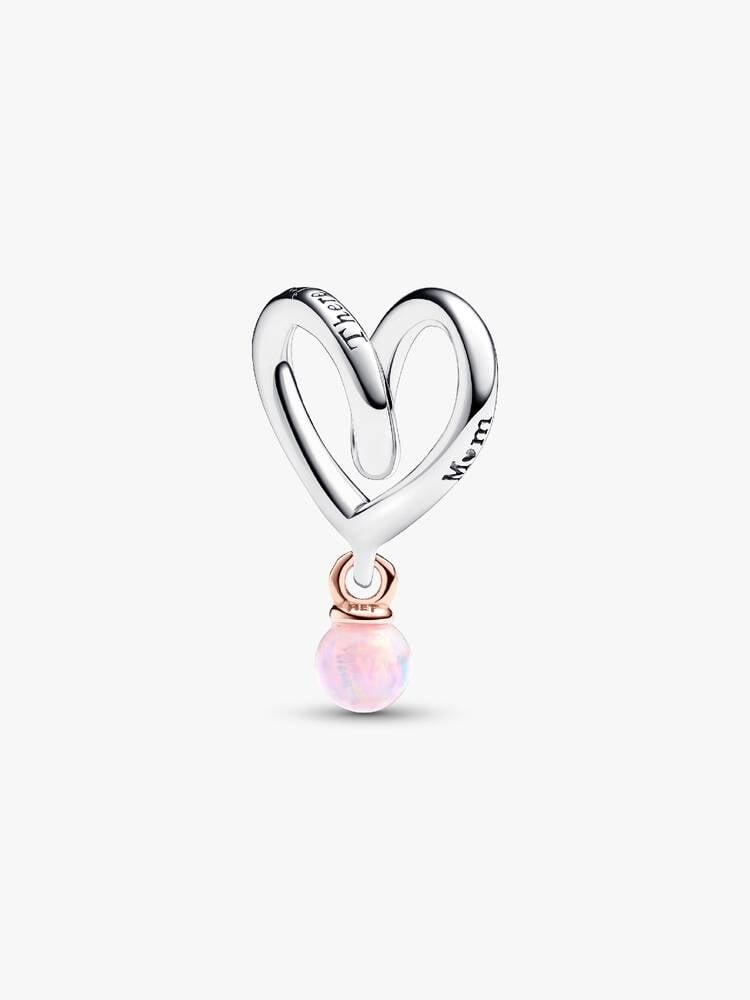 Charm Panodra coeur enveloppant bicolore