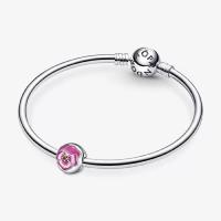 CLIP PANDORA PENSEE ROSE 