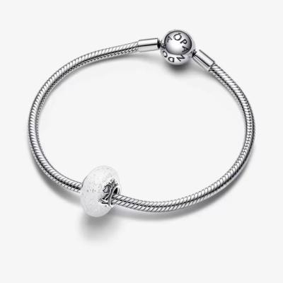 CHARM PANDORA MURANO SCINTILLANT ARGENTE LOVE MUM