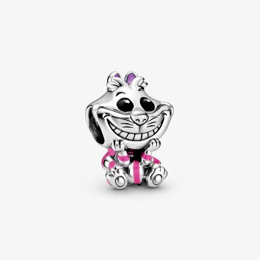 CHARM PANDORA "CHAT CHESHIRE" ALICE AU PAYS DES MERVEILLES 