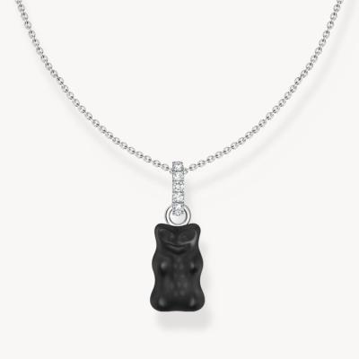 Collier Thomas Sabo Haribo ourson noir argent