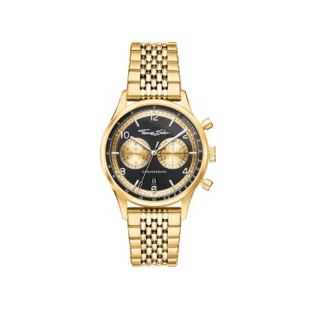 MONTRE THOMAS SABO CHRONOGRAPHE VINTAGE DOREE