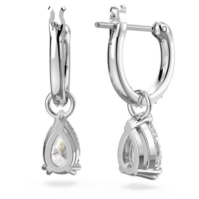 ANNEAUX D OREILLES SWAROVSKI MATRIX TAILLE POIRE 