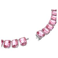 COLLIER SWAROVSKI MILLENIA TAILLE OCTOGONALE ROSE 