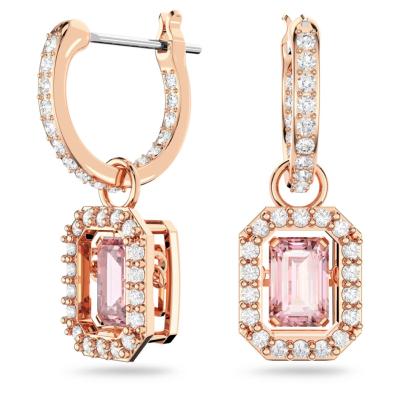 PEND D OREILLE SWAROVSKI MILLENIA ROSE PIERRE DANSANTE 