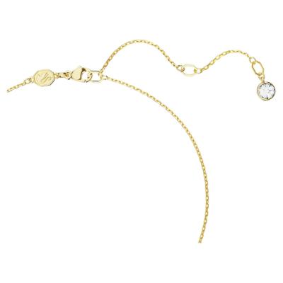 COLLIER SWAROVSKI DEXTERA PLACAGE DE TON DORE 