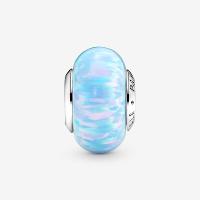 CHARM PANDORA MURANO BLEU OCEAN OPALESCENT 