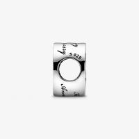 CHARM PANDORA  "ANNIVERSAIRE PAVE COEUR"