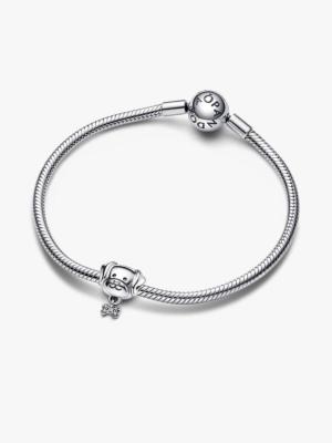 Charm Pandora chien et os 