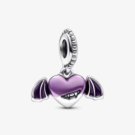 CHARM PANDORA COEUR AILE VAMPIRE 