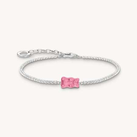 Bracelet tennis Thomas Sabo Haribo ourson rose 