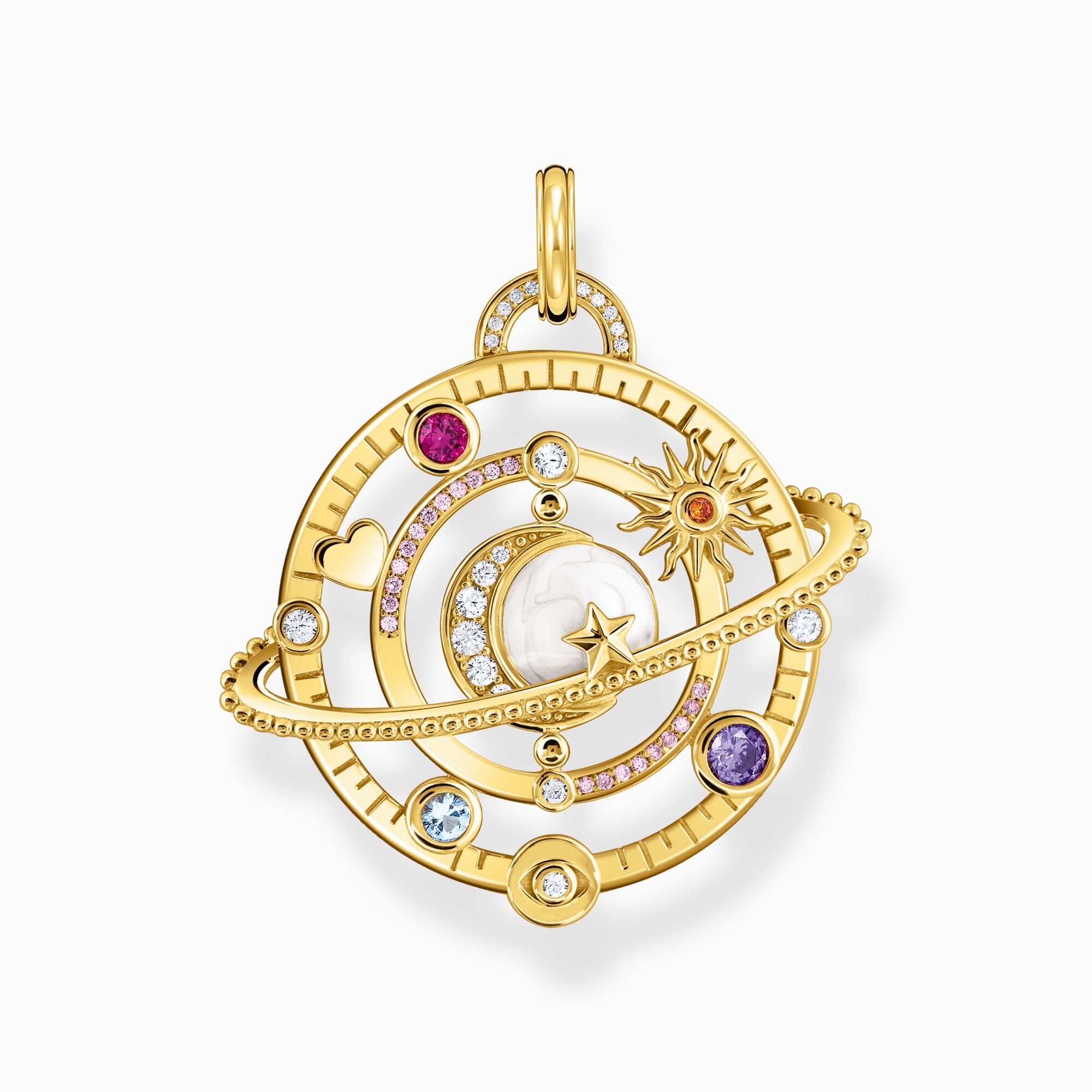 PENDENTIF THOMAS SABO ANNEAU PLANETAIRE 