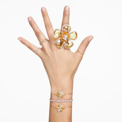 BRACELET SWAROVSKI GEMA FLEUR CRISTAL JAUNE