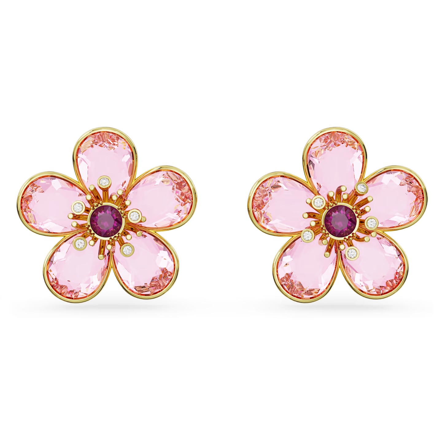 CLOUS D OREILLES SWAROVSKI FLORERE