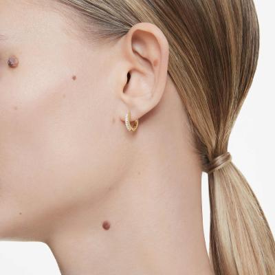 Boucles d oreilles Matrx Swarovski dorées à l or fin 18 carat