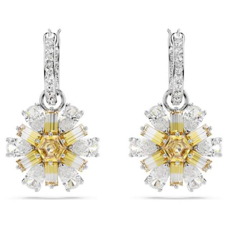 BOUCLES D'OREILES IDYLLIA FLEUR  JAUNE 