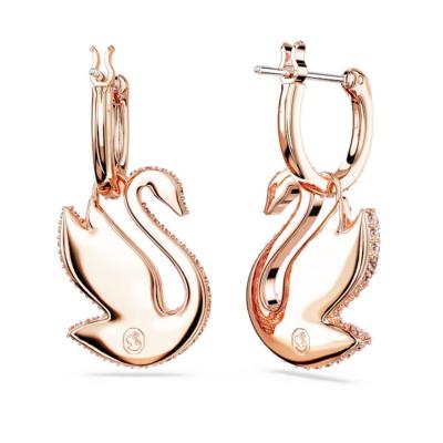 PENDANT D OREILLE SWAROVSKI ICONIC SWAN 