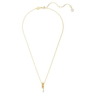 COLLIER SWAROVSKI DEXTERA PLACAGE DE TON DORE 